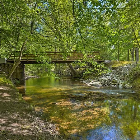 Cozy Tellico Plains Cabin With Large Mountain Creek! Exterior foto