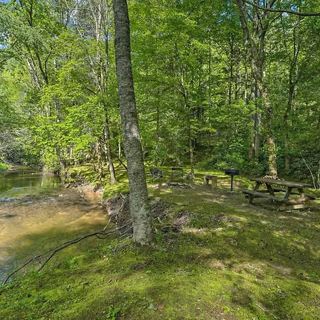 Cozy Tellico Plains Cabin With Large Mountain Creek! Exterior foto