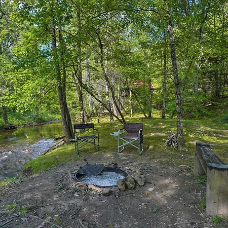 Cozy Tellico Plains Cabin With Large Mountain Creek! Exterior foto