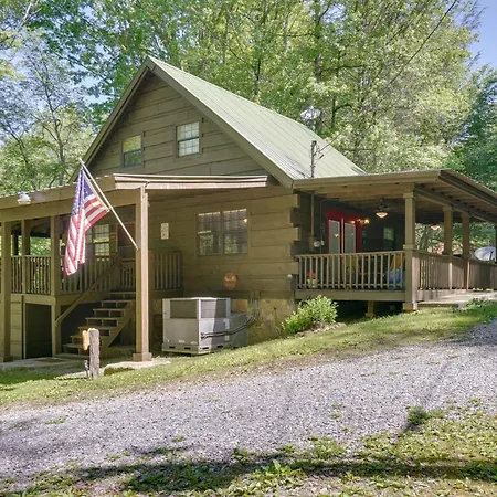 Cozy Tellico Plains Cabin With Large Mountain Creek! Exterior photo